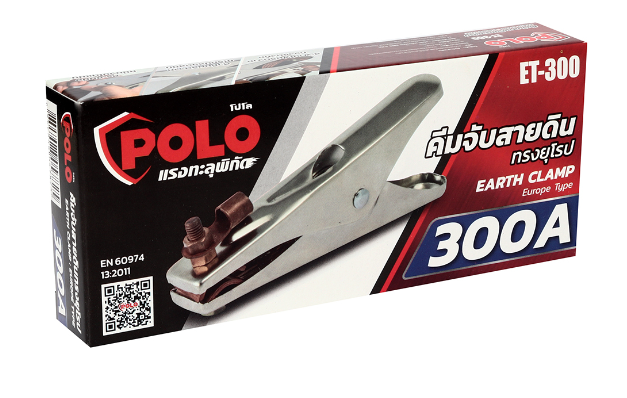 คีมจับสายดิน 300A (สายถัก) ET-300 POLO