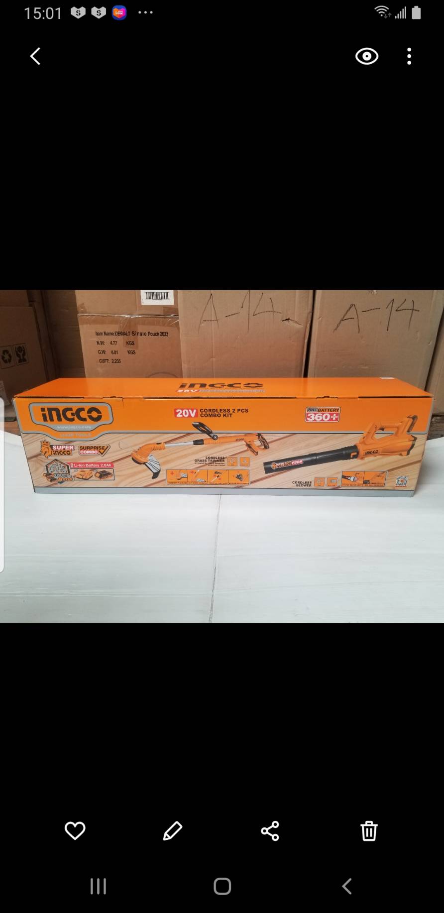 คอมโบ้เล็มหญ้า+เป่าลม COSLI240203 INGCO