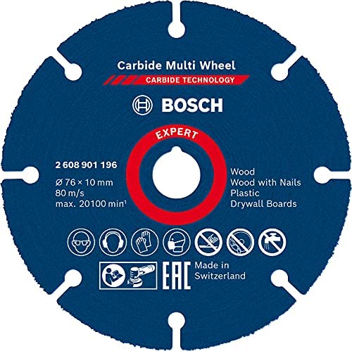 BOSCH ใบตัดอเนกประสงค์ 4นิ้ว ใบตัดคาร์ไบด์ Carbide Multi Wheel 2608901201
