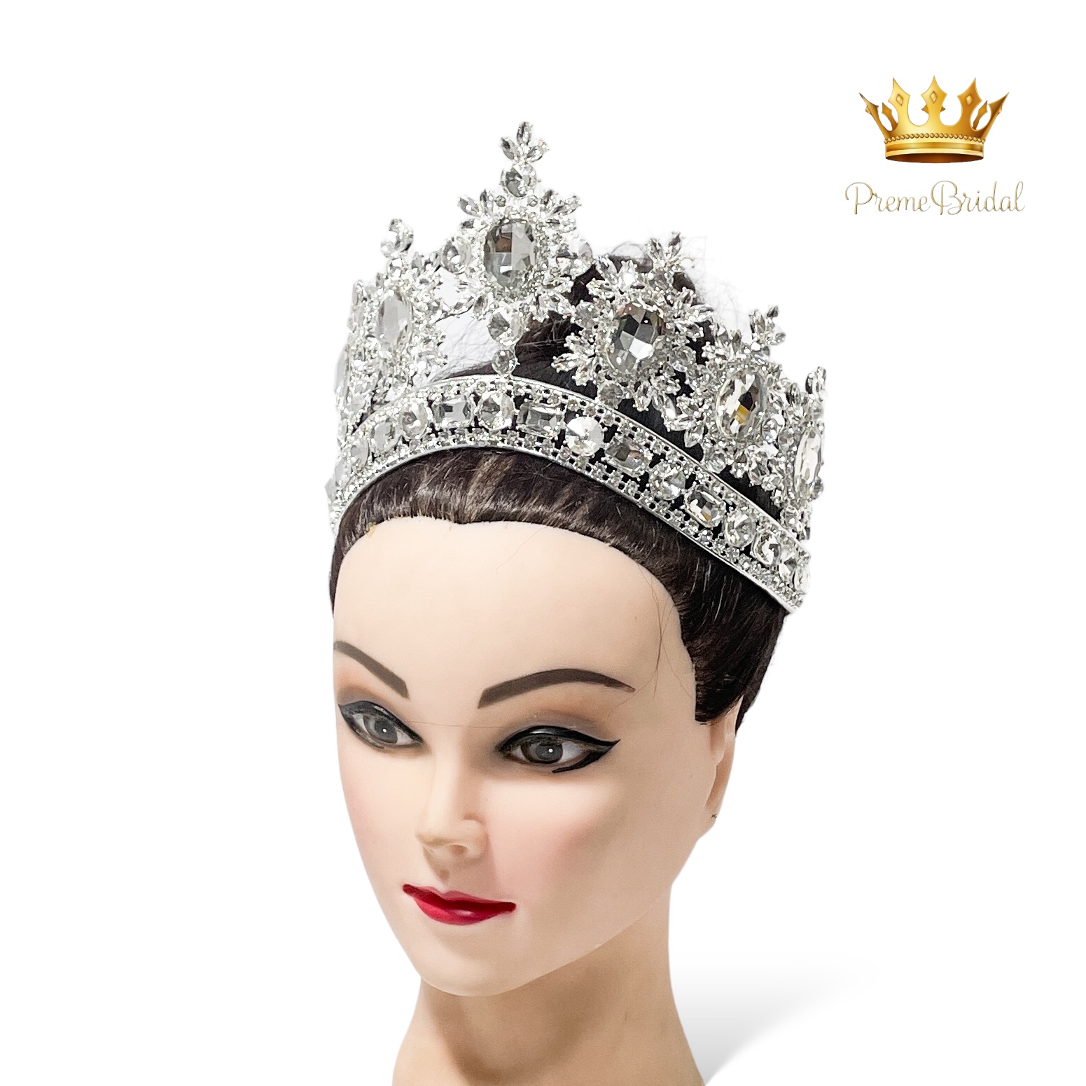 (พร้อมส่งจากไทย) มงกุฏ 100 สีเงิน มงกุฎนางงาม มงกุฎเพชร มงกุฎประกวด สินค้าพร้อมส่ง ไม่ต้องรอนาน งานพรีเมี่ยม