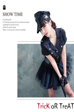 ชุดตำรวจหญิง /ุ ชุดอาชีพ / ชุดอาชีพในฝัน