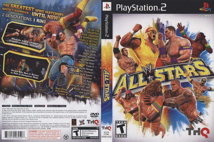 WWE ALL STARS [US : DVD5 1 Disc]