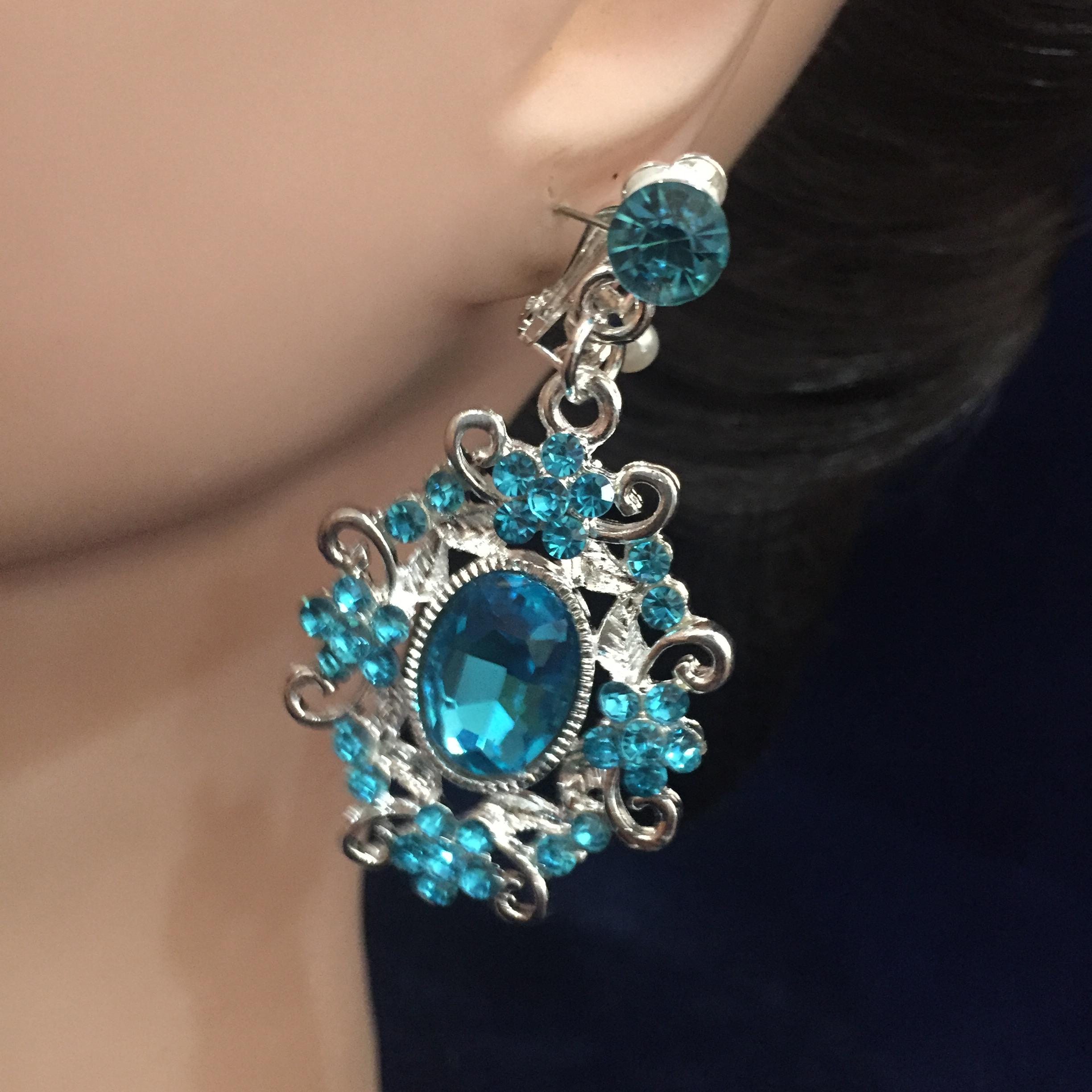 (พร้อมส่ง) เทียร่า 041 สีฟ้า มงกุฎนางงาม มงกุฎเจ้าหญิง งานสวย ปราณีต QCเพชรทุกเม็ด สินค้าพร้อมส่งจากไทย