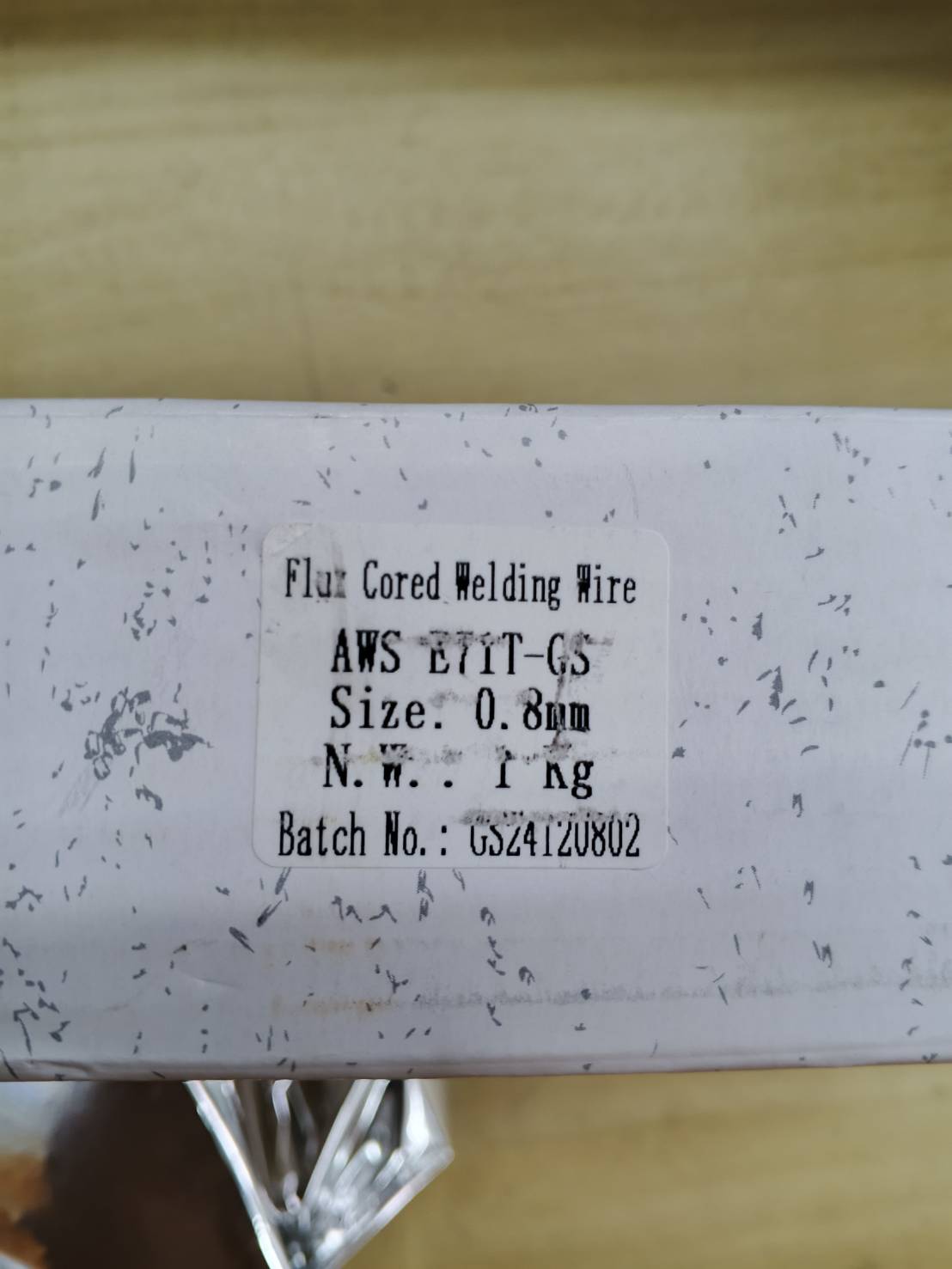 ลวดเชื่อมฟลักซ์คอร์ 0.8mm. 1Kg. E71T-GS EDON