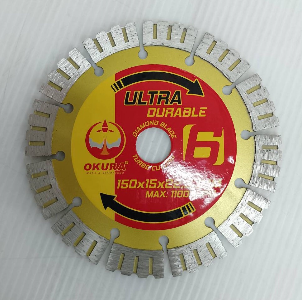 ใบเพชร 6" OKURA