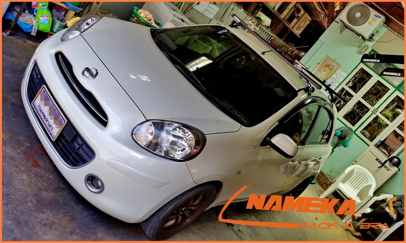 roof rack NC-01 ชุดขาจับแร็คหลังคาพร้อมคานขวาง สำหรับรถยนต์ทุกรุ่น