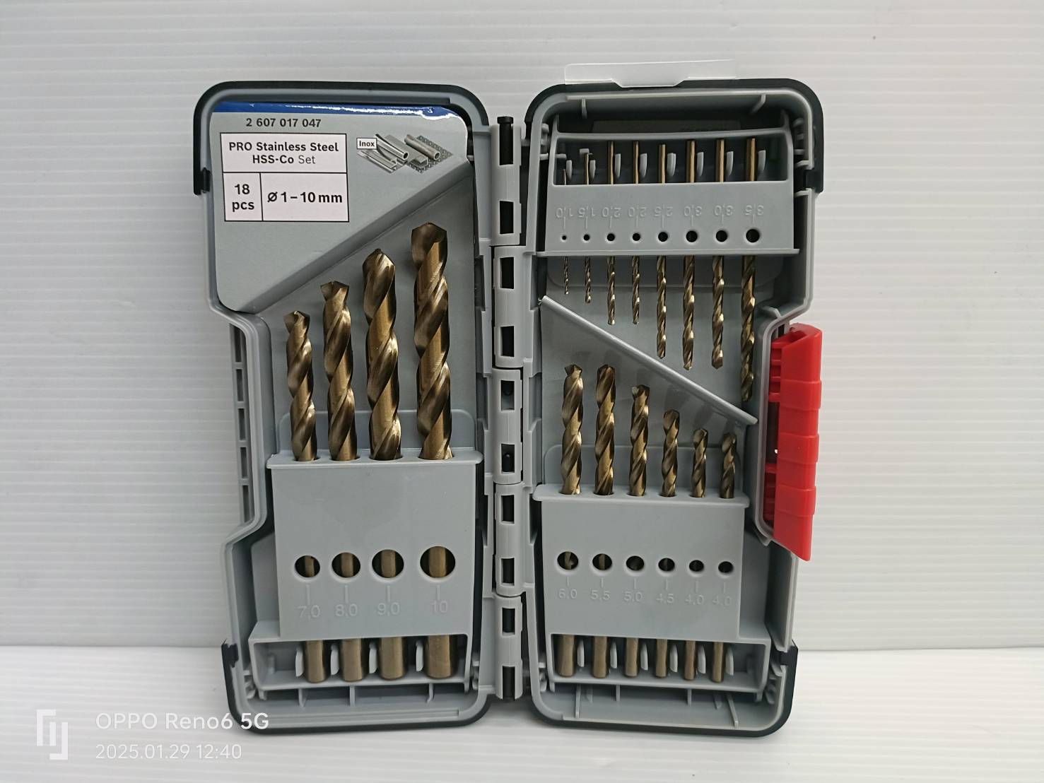ชุดดอกสว่าน HSS-Co 18ตัวชุด 2607017047 BOSCH