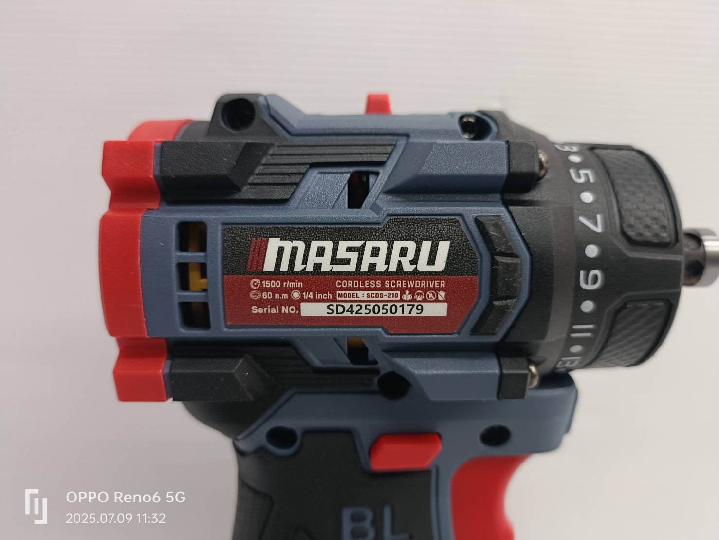 MASARU สว่านไขควงไร้สาย 5in1 SCDS-210-B1