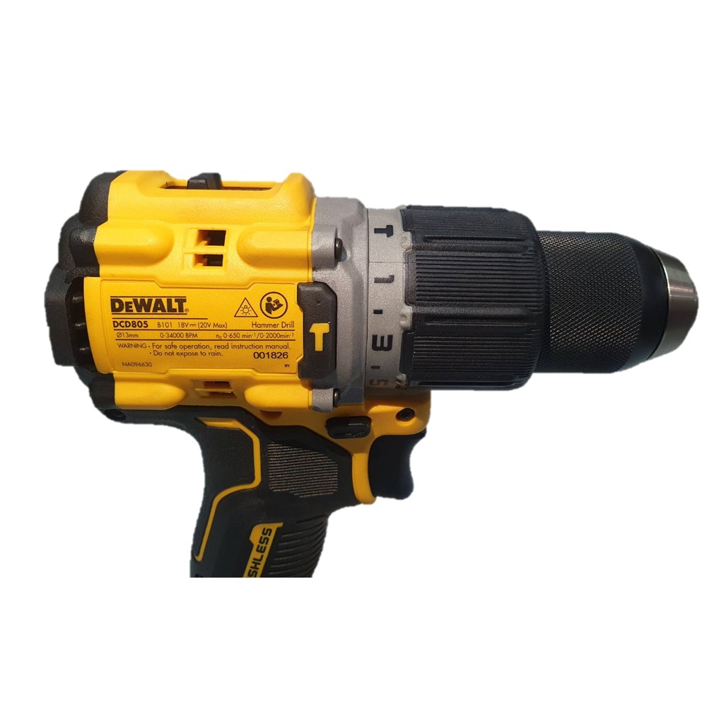 สว่านกระแทกไร้สาย20V DCD805E1T DEWALT