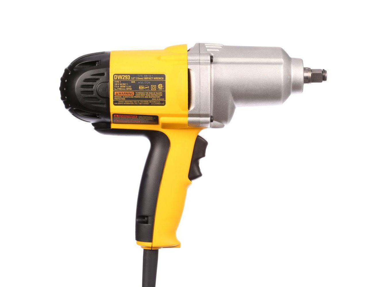 บล๊อกไฟฟ้า1/2 DW293 DEWALT
