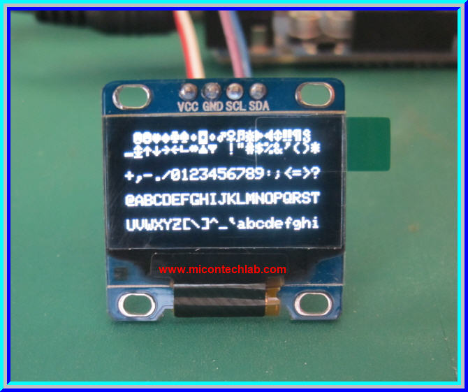 1x จอ OLED LCD 128x64 สีขาว ขนาด 0.96" แบบ I2C