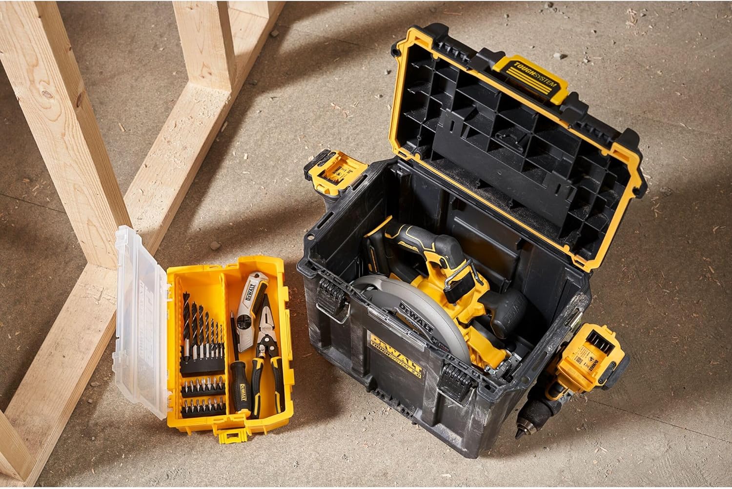 กล่องเครื่องมือทรงลึกขนาด1/2 DWST08035-1 DEWALT TOUGHSYSTEM 2.0