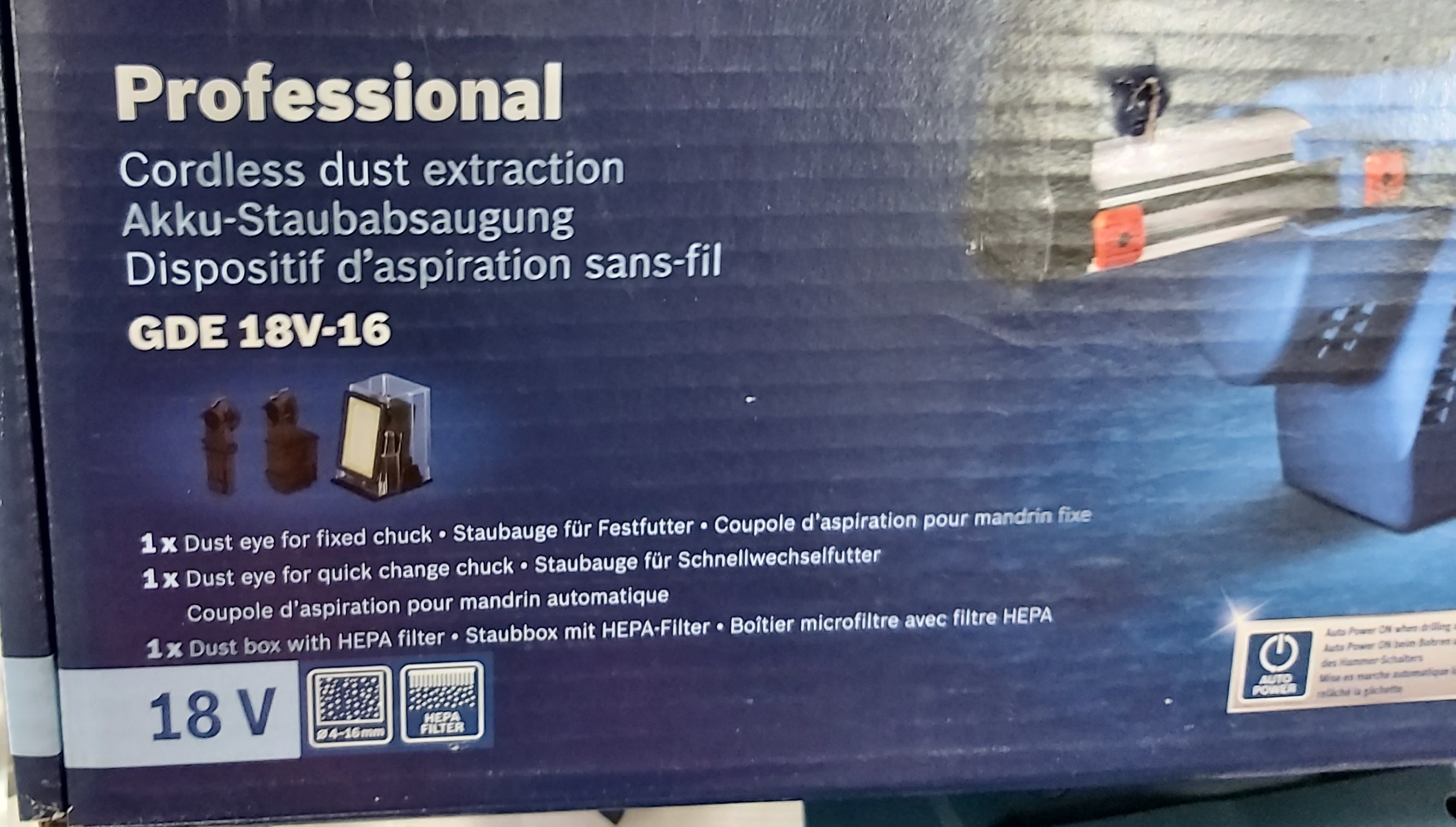 ชุดดูดฝุ่น GDE18V-16 BOSCH