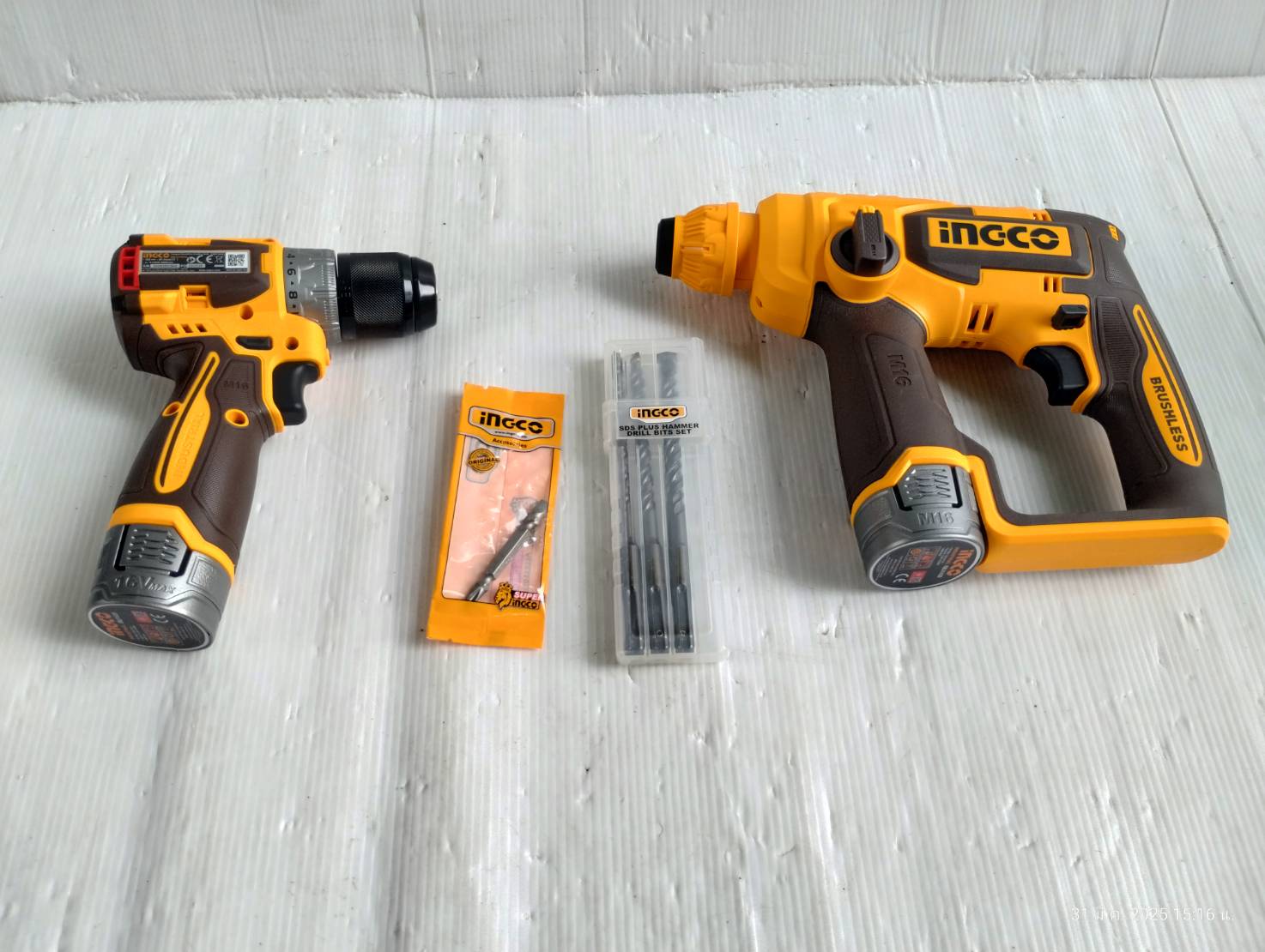 คอมโบ้สว่านไขควง+สว่านโรตารี่ COSLI241295 INGCO