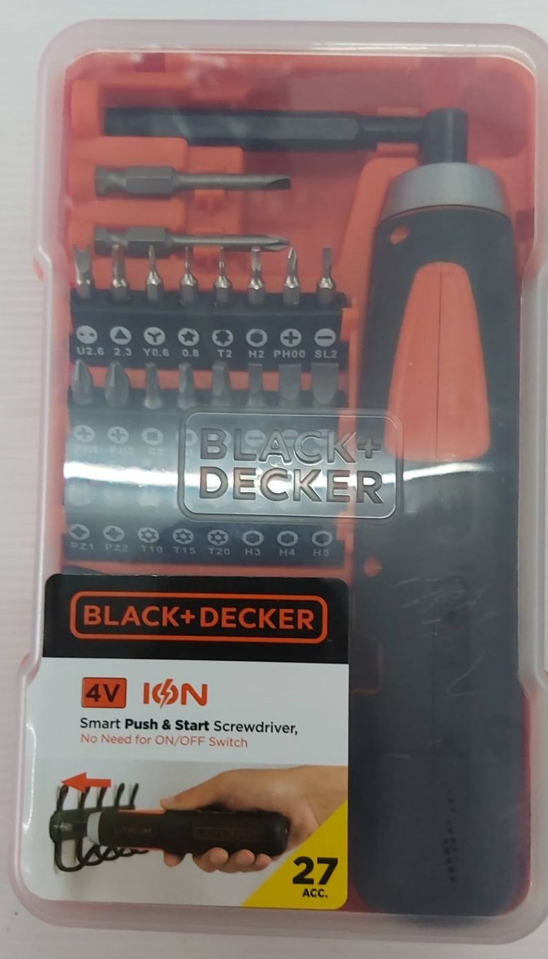 ไขควงไร้สาย4V BD40K27-B1 BLACK&DECKER