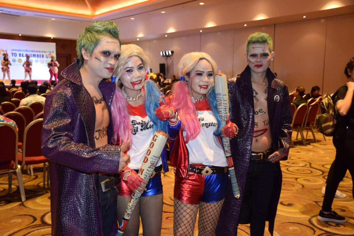 ชุด Harley Quinn / suicide squad 2016 / ชุดฮารี่ควิน
