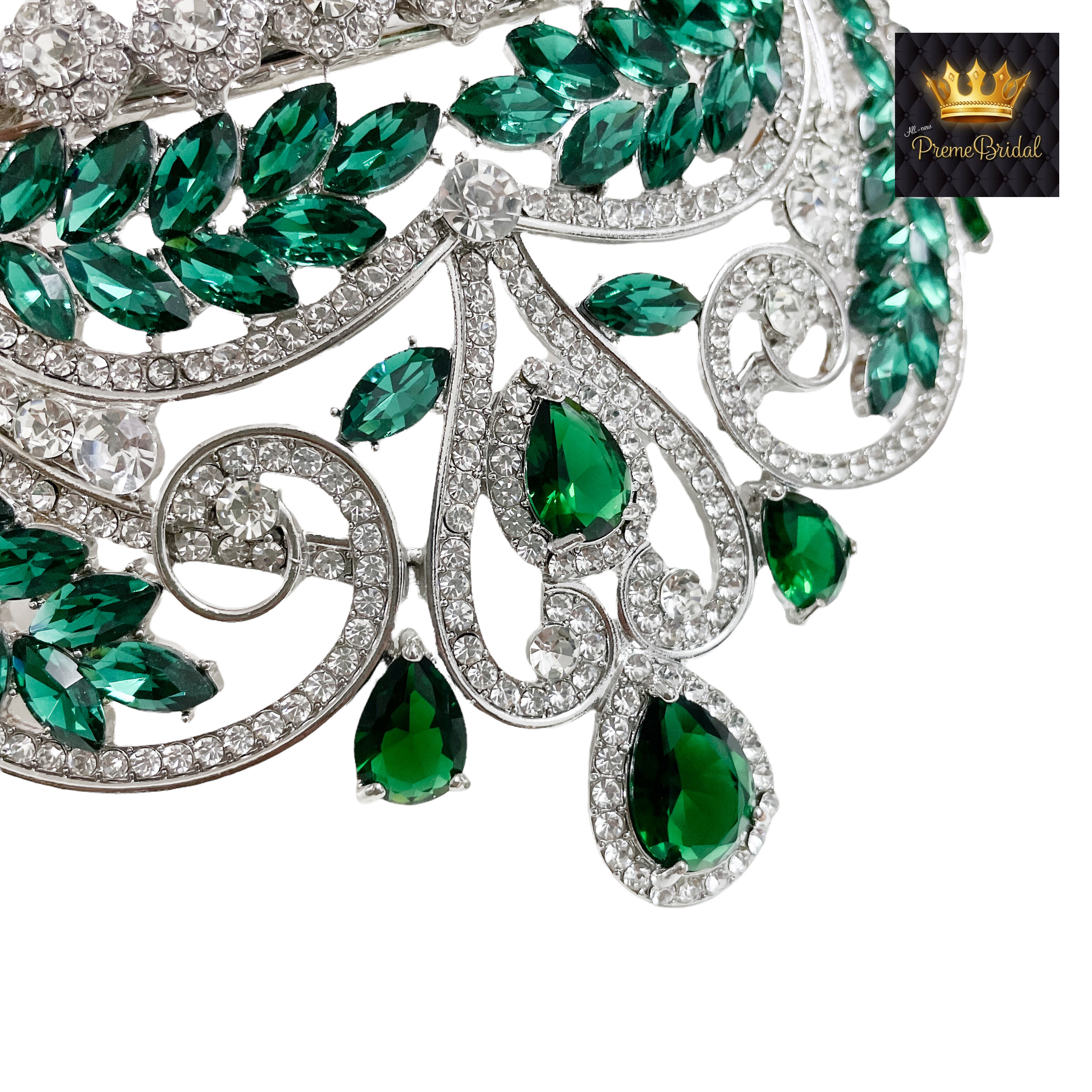 (พร้อมส่ง) มงกุฏ 087 สีเขียว มงกุฎนางงาม มงกุฎเพชร มงกุฎประกวด สินค้าพร้อมส่ง ไม่ต้องรอนาน งานพรีเมี่ยม