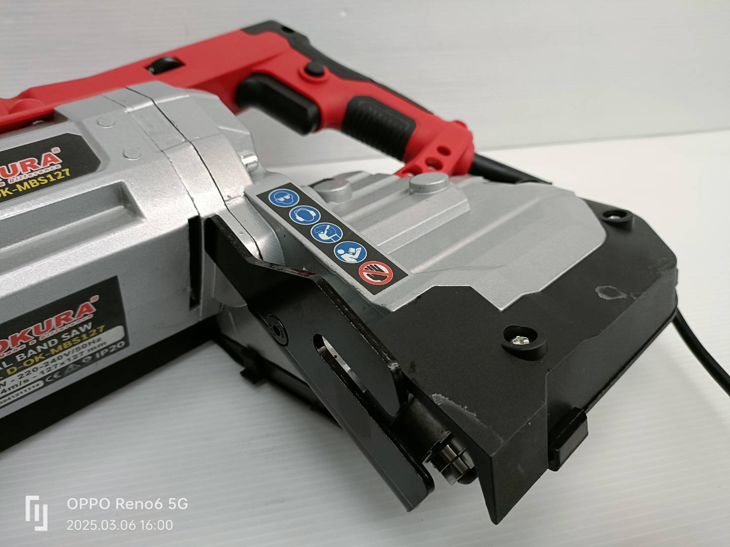 เลื่อยสายพานตัดเหล็ก รุ่น D-OK-MBS127 OKURA