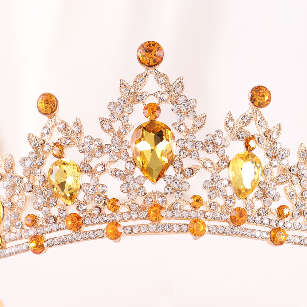 (พร้อมส่ง) เทียร่า 146 สีทอง-เหลืองA งานสวย ปราณีต QCเพชรทุกเม็ด สินค้าพร้อมส่งจากไทย