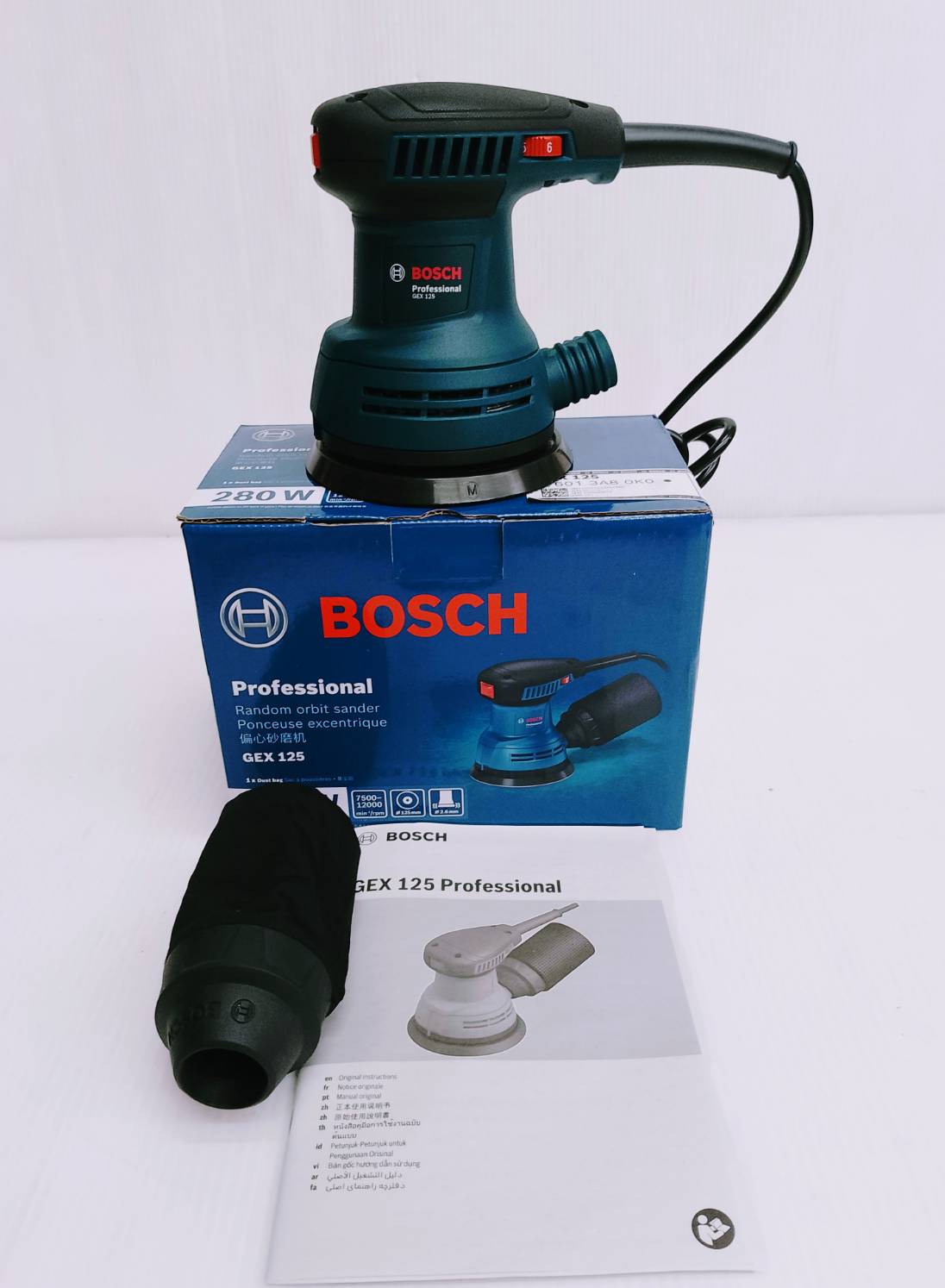 ขัดกระดาษทรายกลม5" GEX125 BOSCH