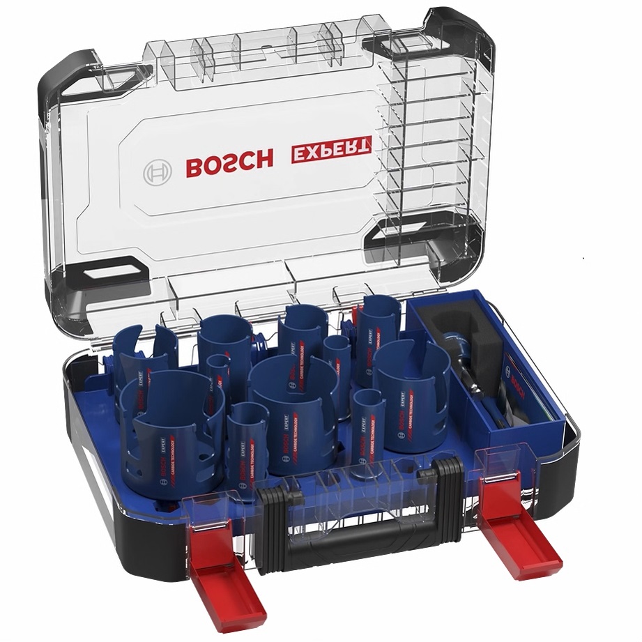 ชุดดอกโฮลซอ 15ชิ้น Expert Construction Material set BOSCH #061599763Y