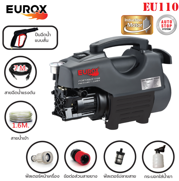 เครื่องฉีดน้ำแรงดันสูง120บาร์ EUROX รุ่น EU110