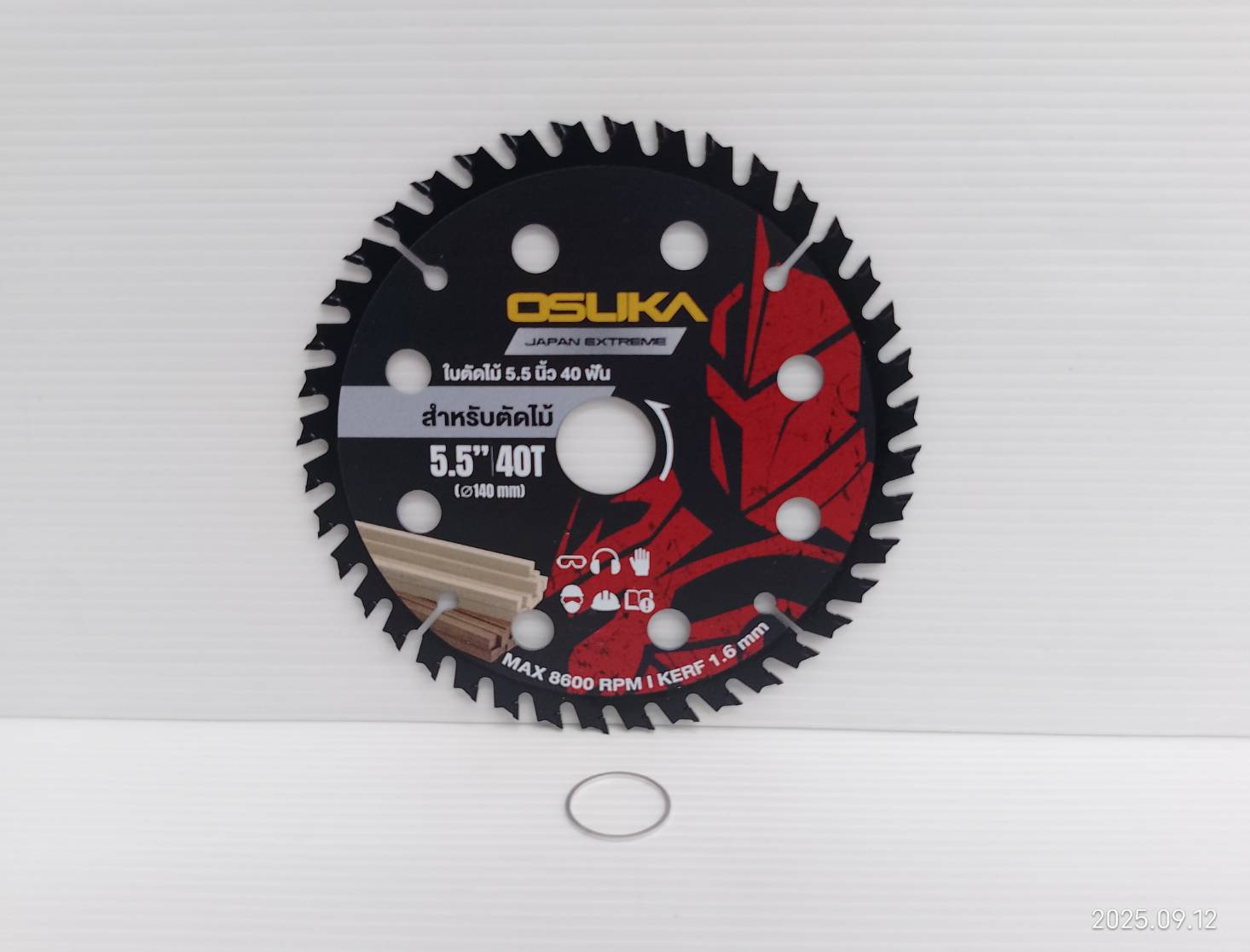 ใบตัดไม้ 5.5 นิ้ว 40 ฟัน OSASW9004 OSUKA