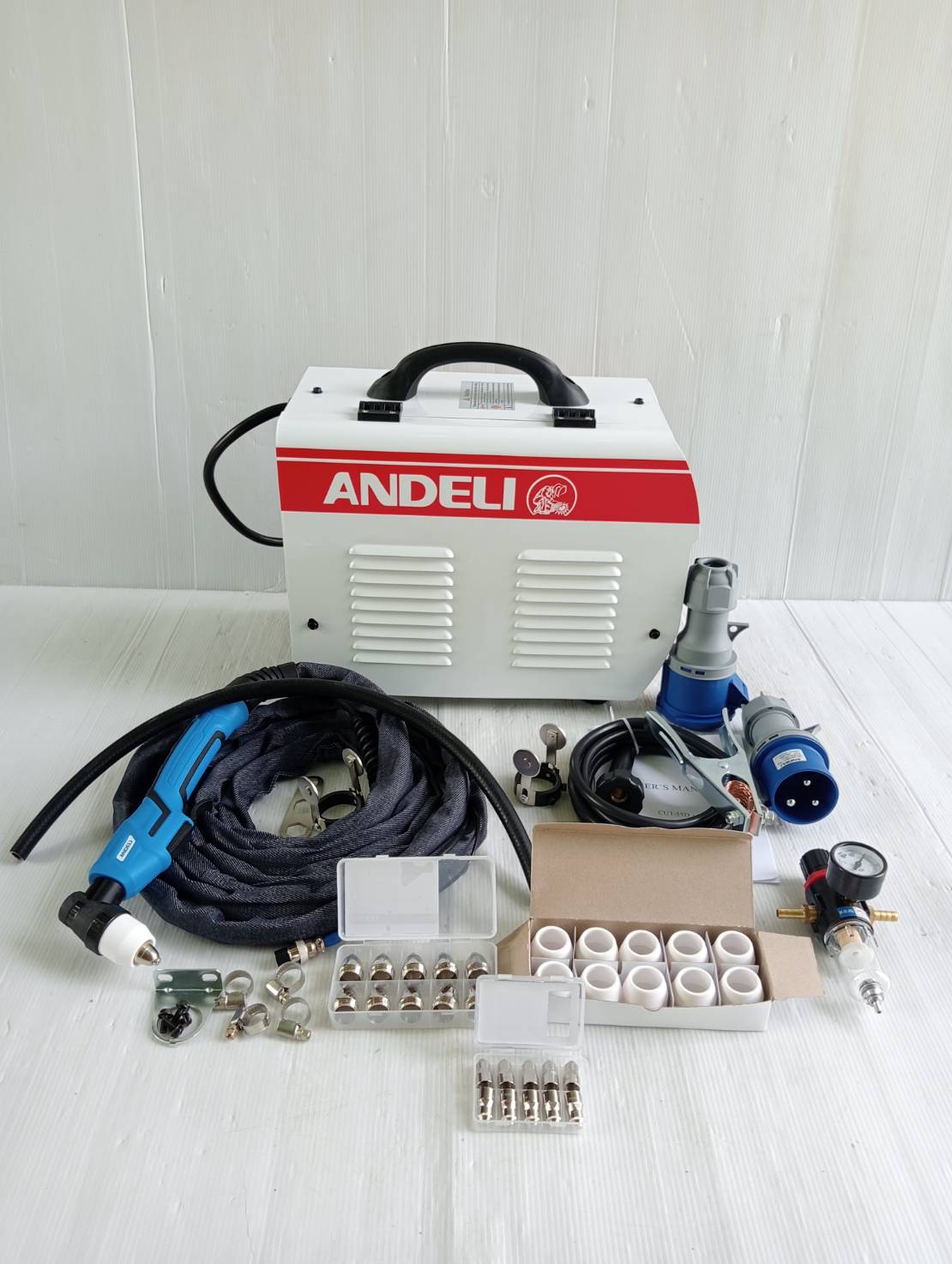 เครื่องตัดพลาสม่า CUT-55D AIR ANDELI (มีปั้มลมในตัว)