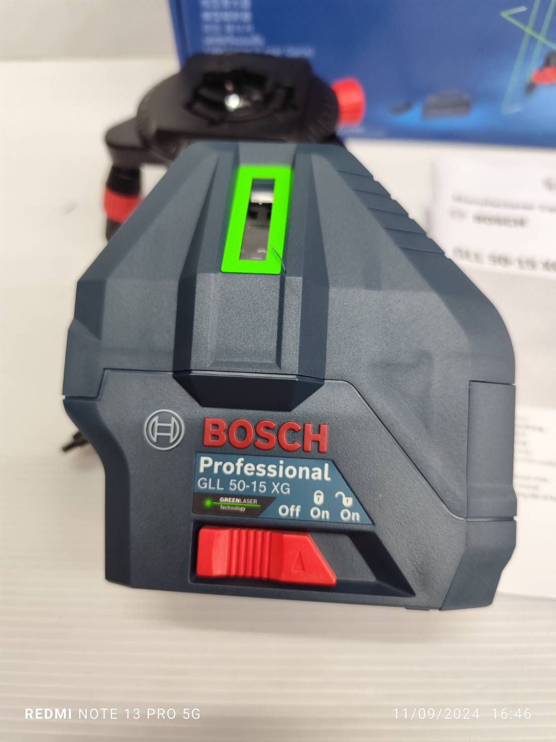 เลเซอร์ระดับ5เส้น แสงเขียว GLL50-15XG BOSCH