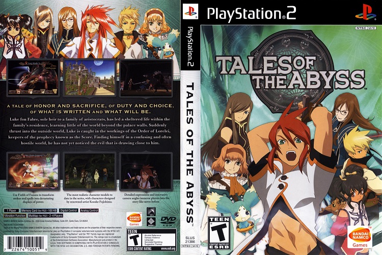 TALES OF THE ABYSS [US : DVD5 1 Disc]