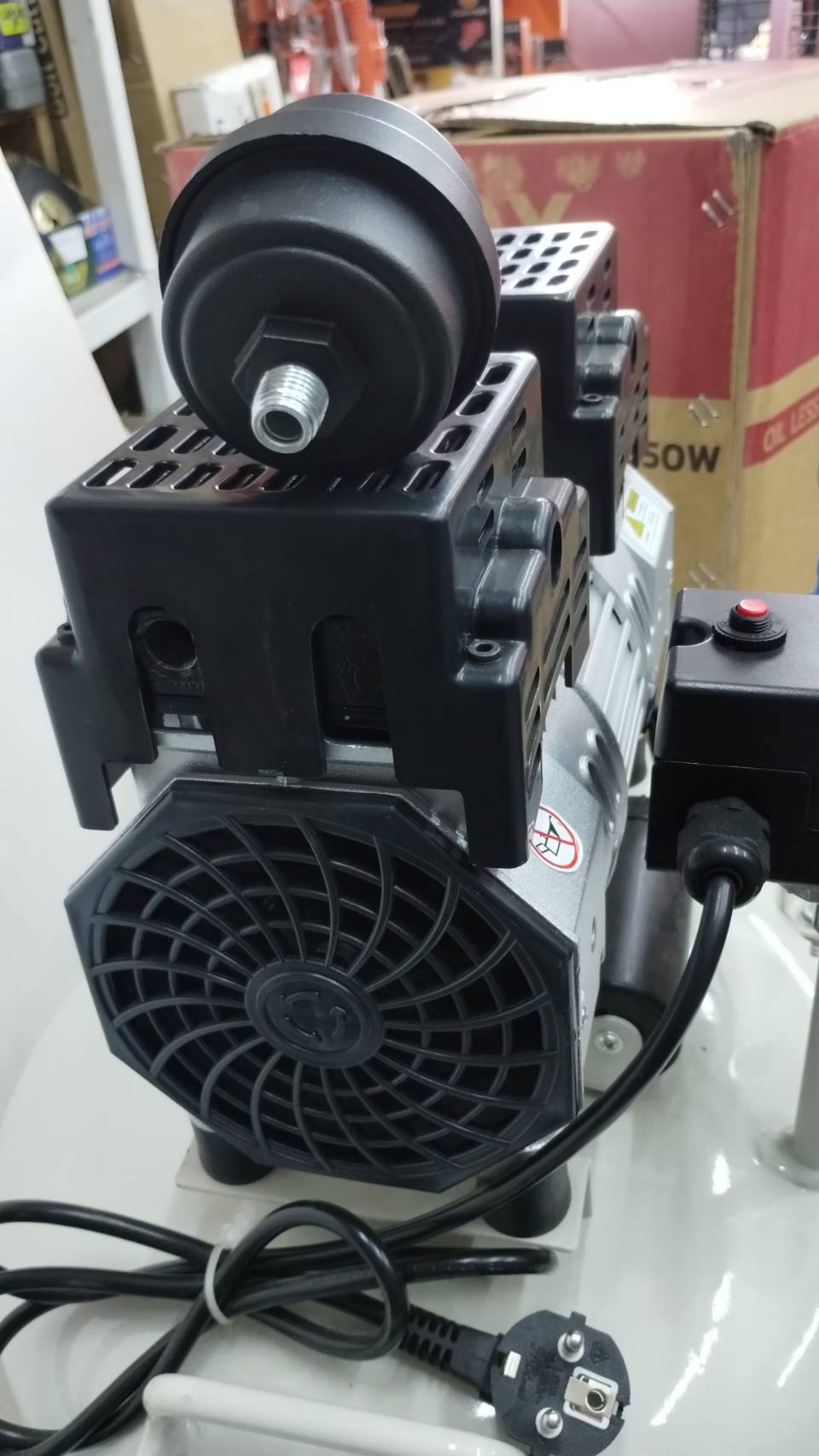 ปั้มลม35ลิตร OS35L EUROX ทรงตั้งประหยัดพื้นที่