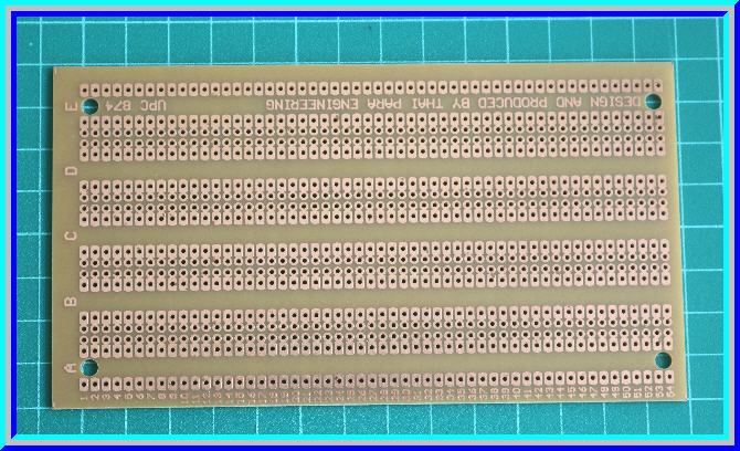 1x แผ่นพีซีบีเอนกประสงค์ UPC 874 ขนาด 8.0 x 14.6 ซม.