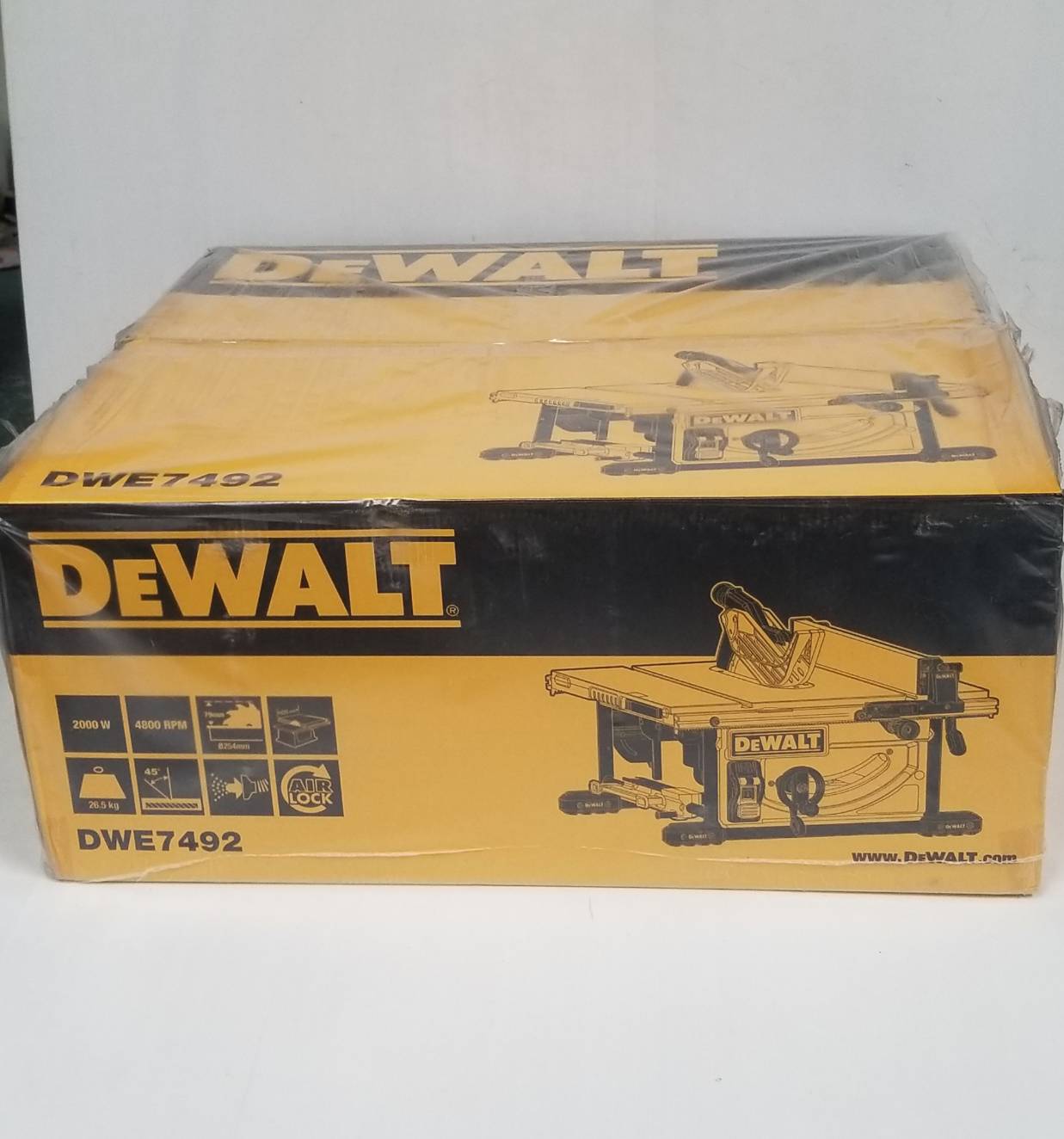 โต๊ะเลื่อยวงเดือน10" DWE7492A-IN DEWALT