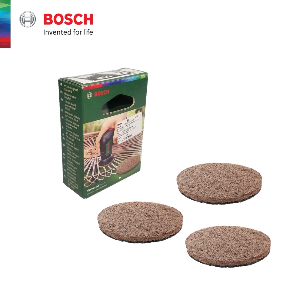 แผ่นใยขัดสำหรับคราบฝั่งแน่น สำหรับเครื่องขัดอเนกประสงค์ 3.6V Universal Brush BOSCH