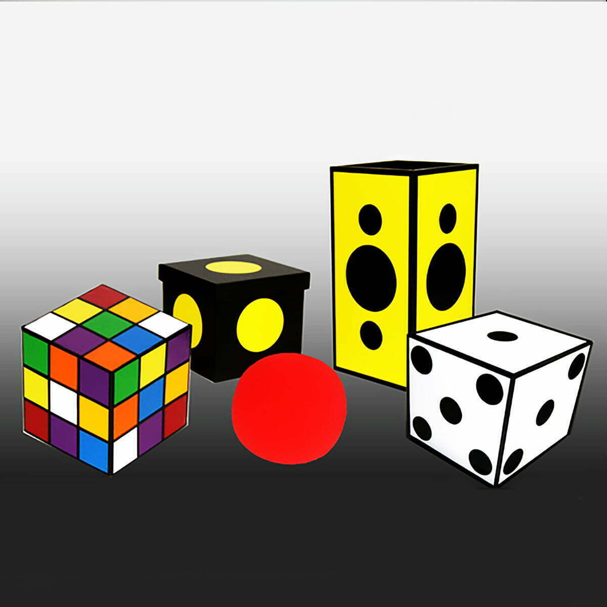 ball to rubik and dice
