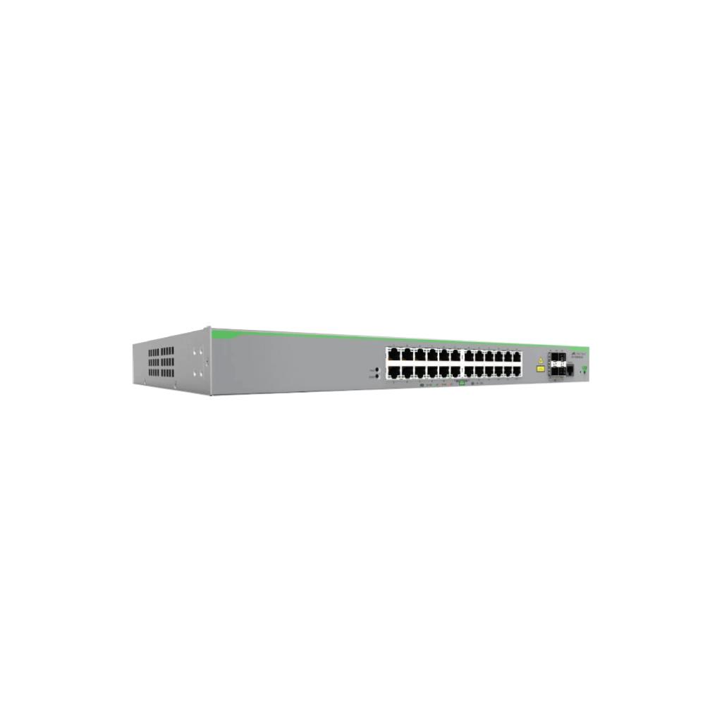 AT-FS980M/28-10 24-port 10/100TX stackable switch with 4 x 100/1000X SFP uplink/stacking ports. alliedtelesis