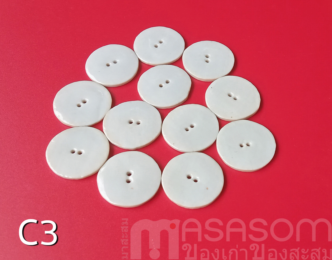 กระดุมเซรามิคกลม