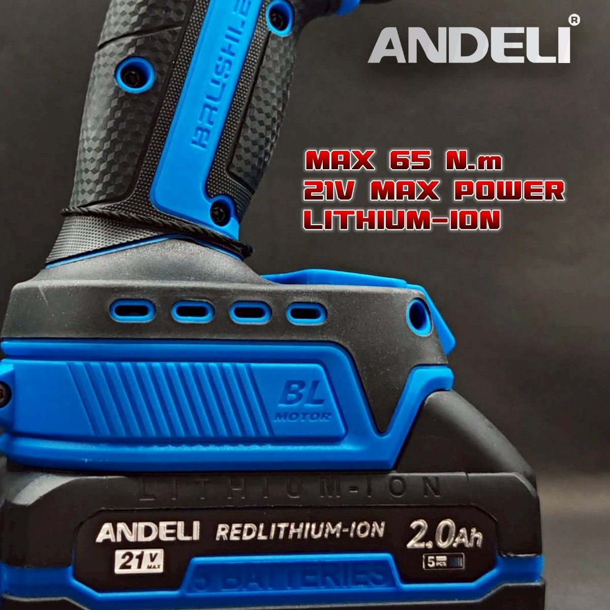 ANDELI สว่านกระแทก3ระบบ ADL-7002 แรงบิต 65 Nm.