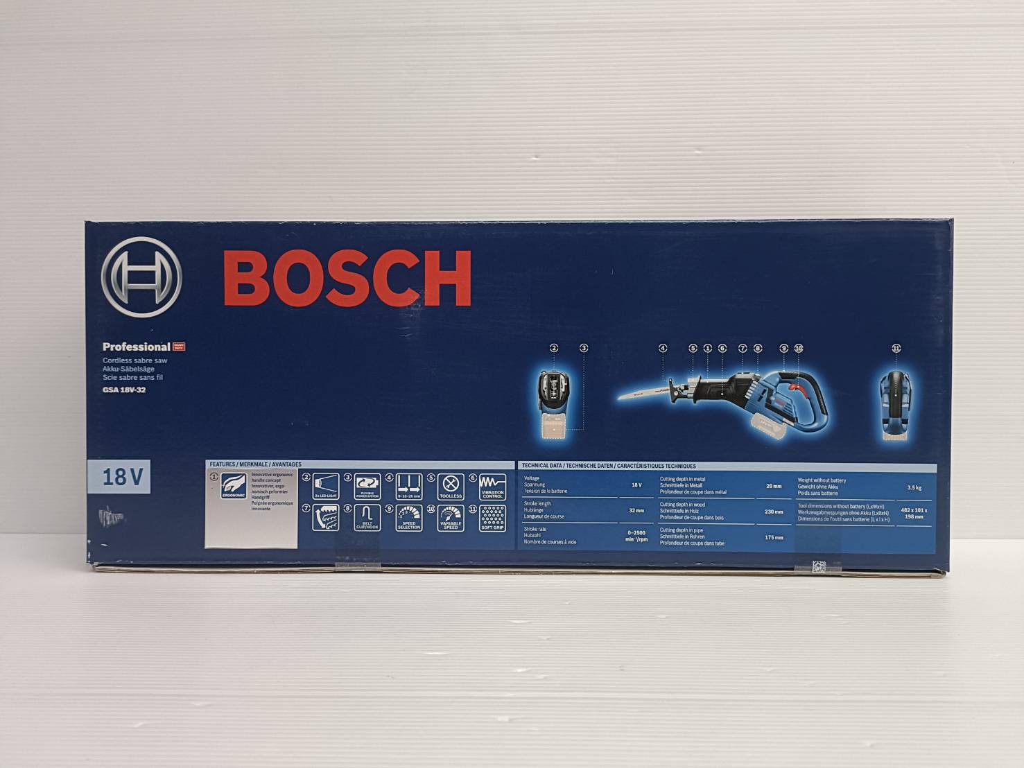 เชเบอร์ไร้สาย GSA18V-32 BOSCH SOLO