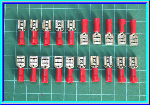 20x หางปลาตัวเมีย ขนาด 6.3 มม. สีแดง