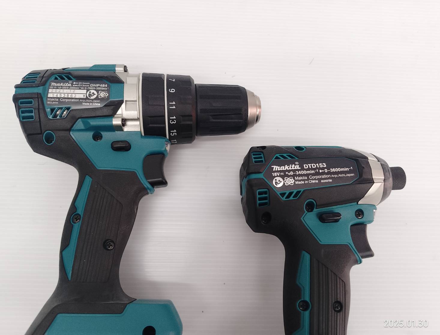 COMBO KIT 18V มากีต้า MAKITA DLX2180Z (DHP484Z+DTD153Z)