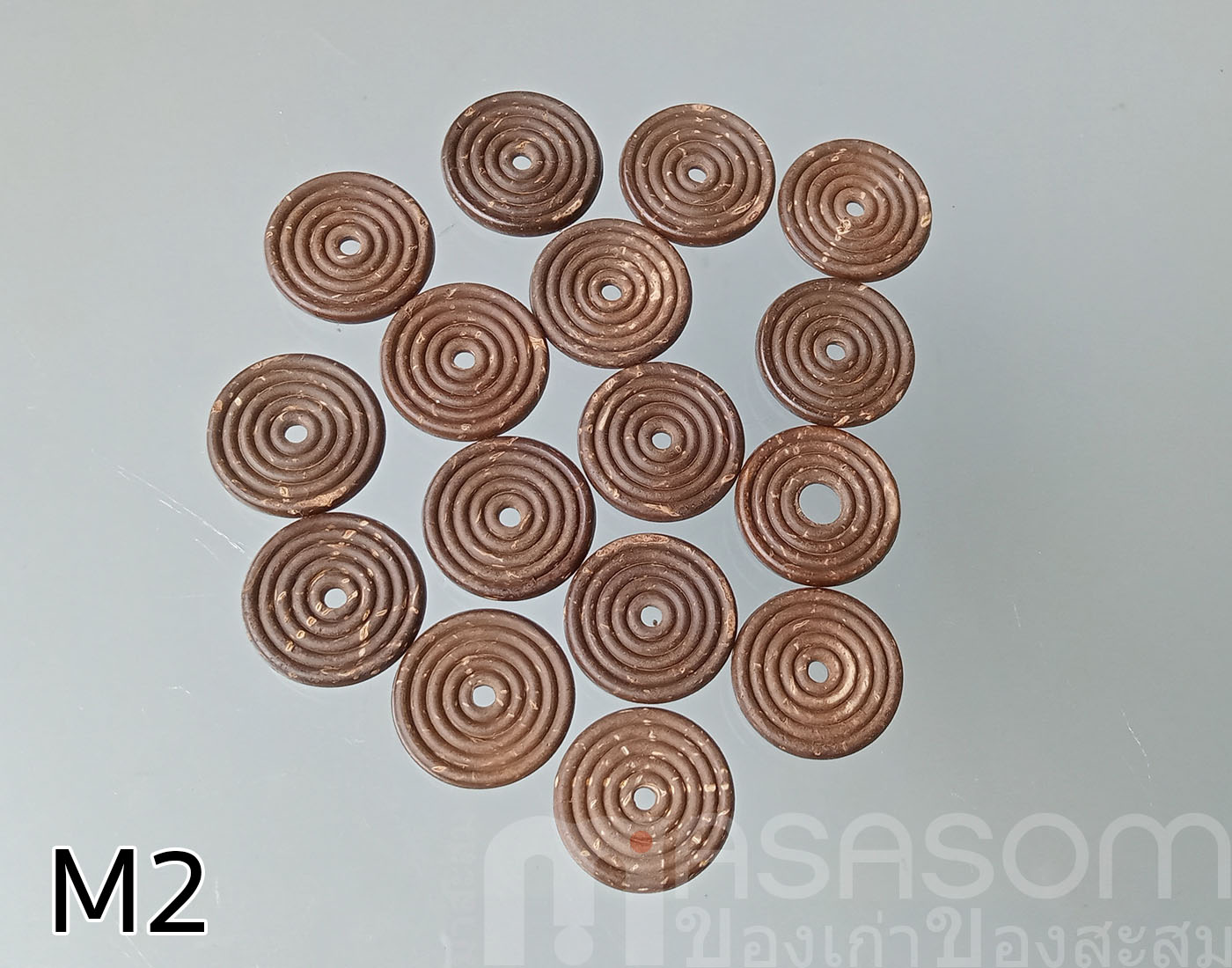 กระดุมกะลามะพร้าวรูเดียว