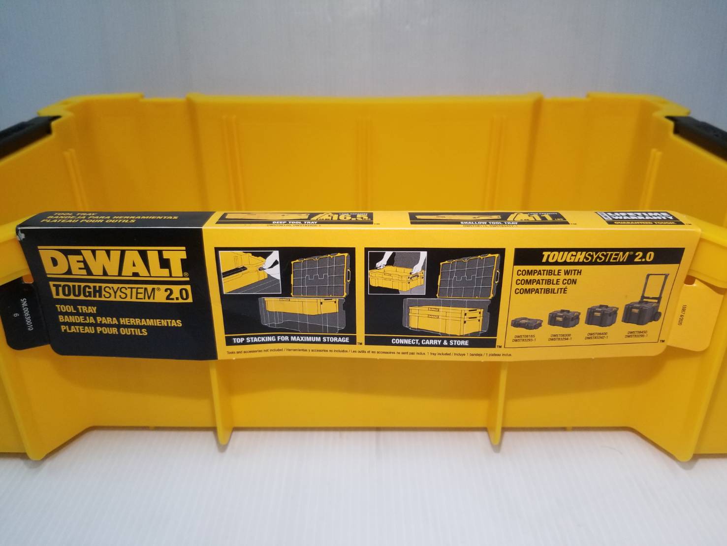 ถาดรองกล่องสูง DWST83408-1 DEWALT TOUGH SYSTEM2.0