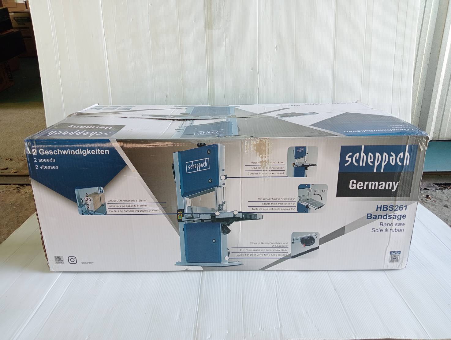 แท่นเลื่อยสายพาน 10นิ้ว HBS261 SCHEPPACH