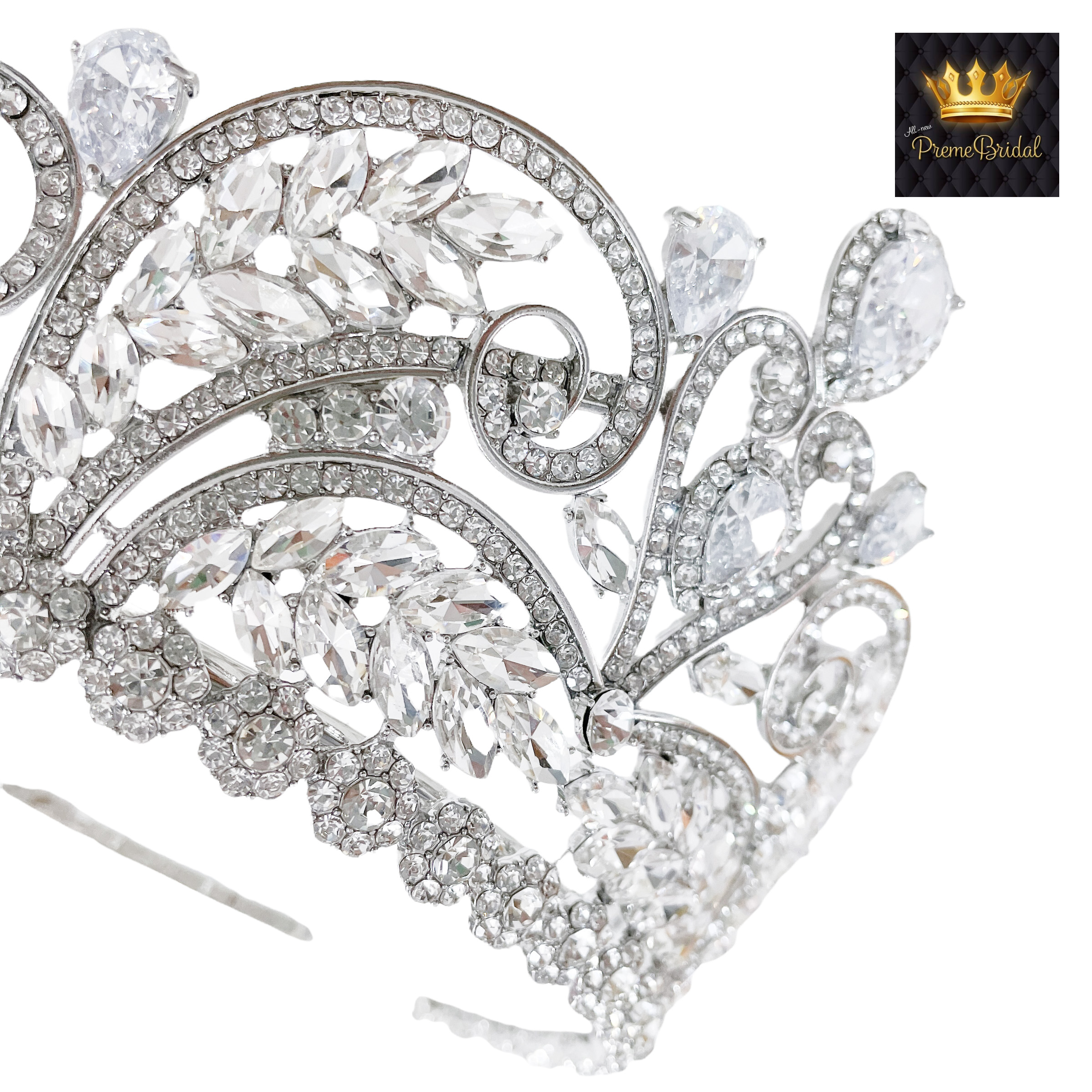 (พร้อมส่ง) มงกุฏ 087 สีเงิน มงกุฎนางงาม มงกุฎเพชร มงกุฎประกวด สินค้าพร้อมส่ง ไม่ต้องรอนาน งานพรีเมี่ยม