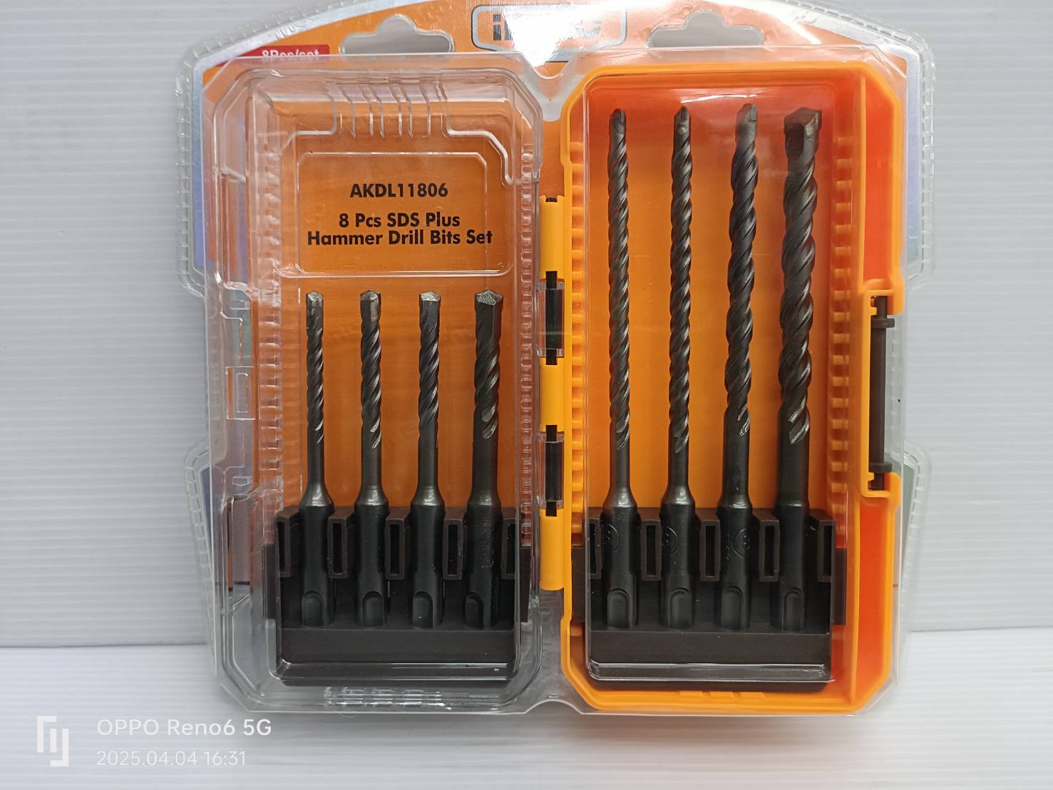 INGCO ชุดดอกสว่านโรตารี่ SDS-PLUS 8 ชิ้น รุ่น AKDL11806