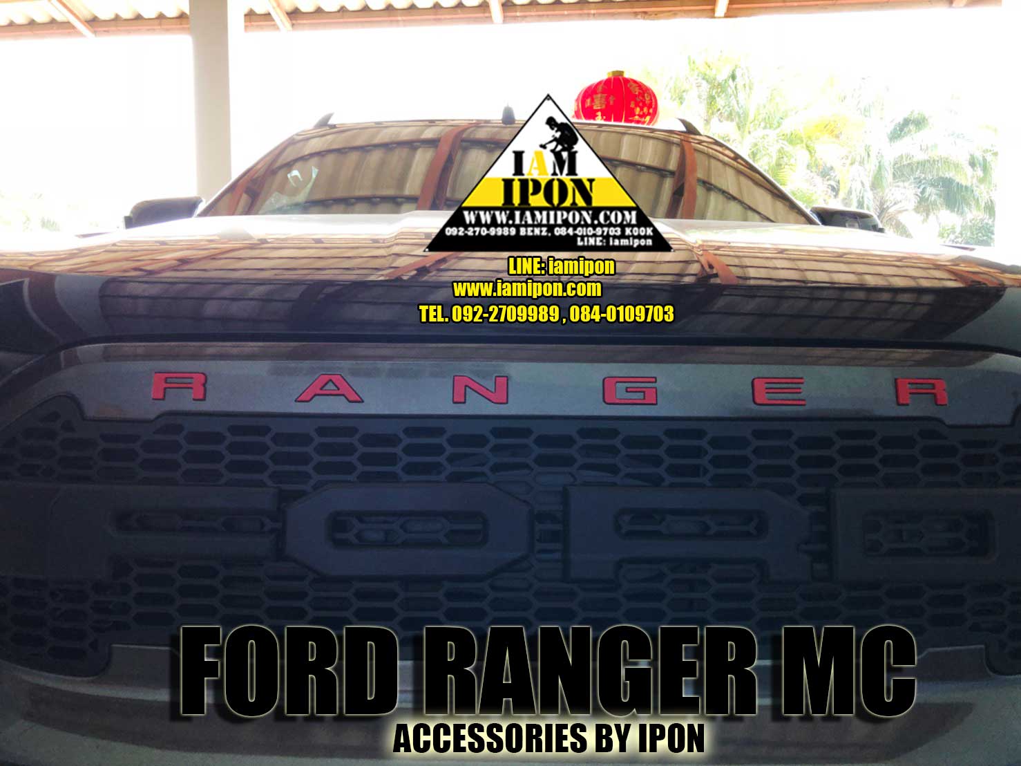 3D CHARACTER FRONT GRILL FORD RANGER MC ตัวหนังสือติดกระจังหน้าฟอร์ดเรนเจอร์ MC