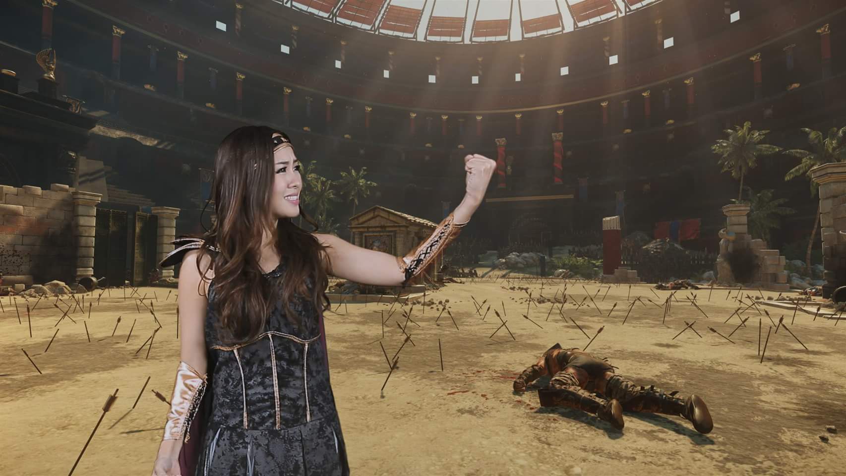 ชุดนักรบโรมันหญิง / ชุดเทพเจ้าแห่งสงคราม