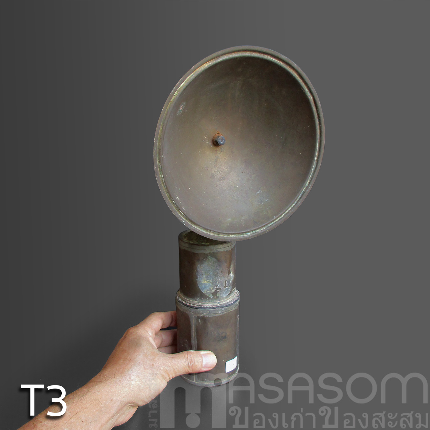 ตะเกียงแก๊สทองเหลืองโบราณ