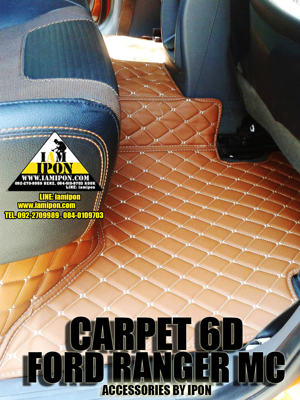 CARPET 6D FORD RANGER T6-MC พรมปูพื้น 6D ฟอร์ดเรนเจอร์ T6-MC
